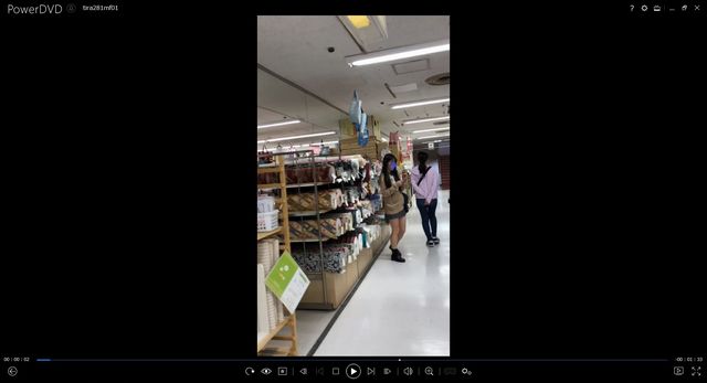 pcolle ちらねっと JK風の逆さパンチラ動画 画像付き 179
